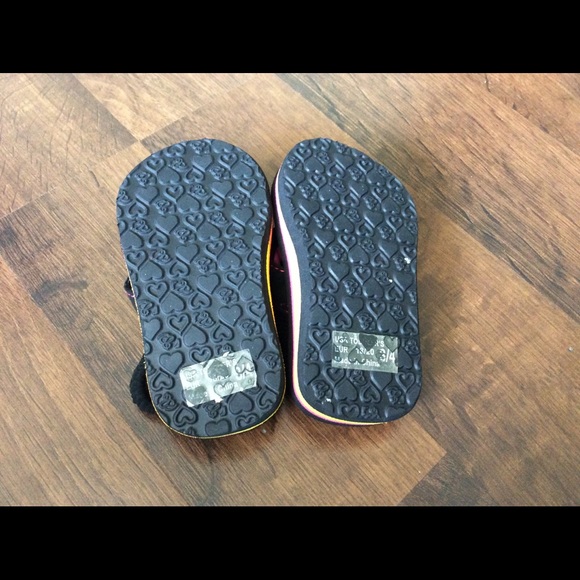 Cobian Toddler Girls 3-4 slingback flip flops beachy pool - Picture 10 of 10